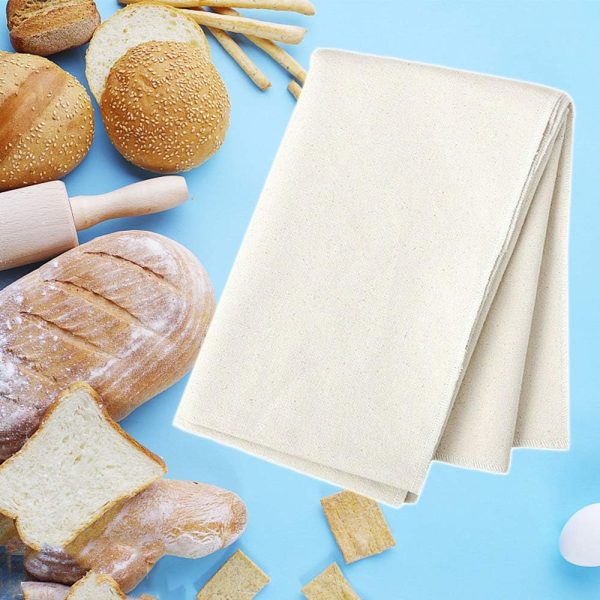 Professional Bakers Couche Extra Large 35 x 26 Inch,Heavy Duty Linen Pastry Proofing Cloth for Bread Dough Baking,Thick Baking Bread Cloth for Baguettes,Loaves,Ciabatta - Image 7